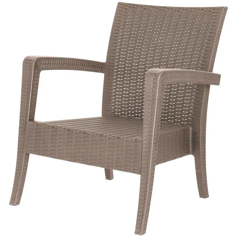 Кресло-диван RATTAN Ola Dom серый 760х890мм