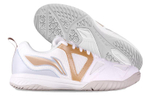 Li Ning Abrasion Resistant Breathable Low top Table Tennis Shoes Unisex White Gold