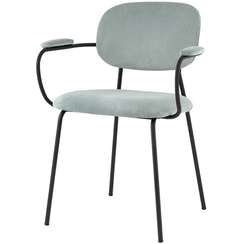 Стул Brant серо-голубой вельвет