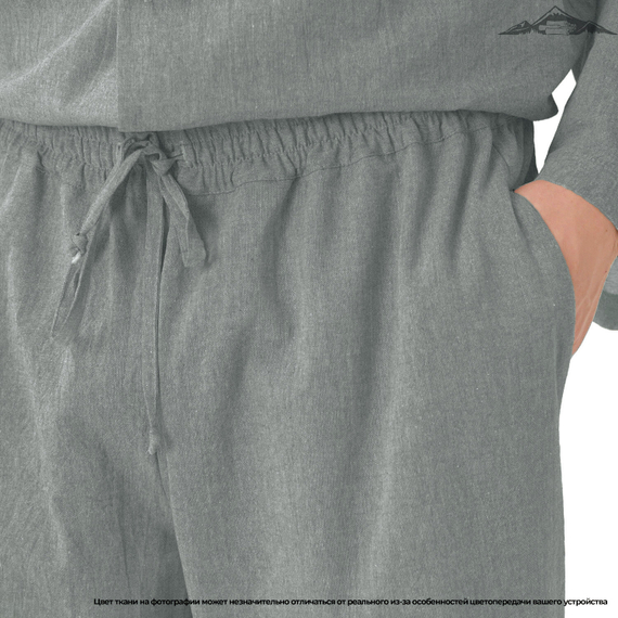 Вареный (стираный) хлопок, цв.Серый меланж | ш.250 см | 145 г/м² | хлопок-100%