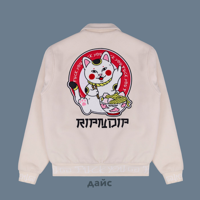 Куртка мужская Ripndip Lucky Nerm Varsity Jacket артикул:RND10191 - купить в магазине Дайс