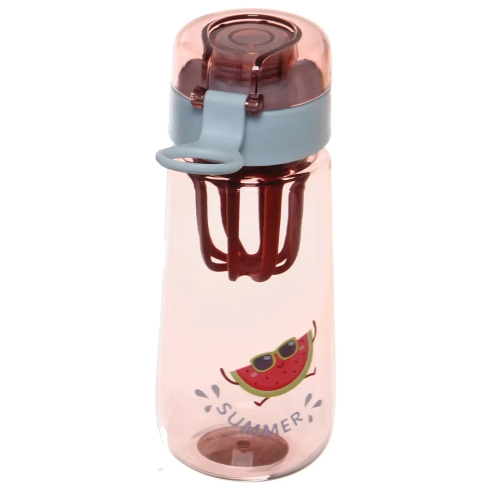 Бутылка питьевая пластиковая 430мл «Фрукты Лето»