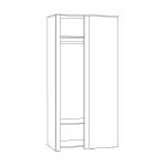 Джастин Шкаф угловой 13.229