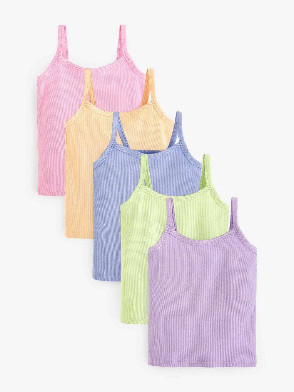 Майка на бретельках для девочки Next 695-712, Розовый, Голубой, Фиолетовый