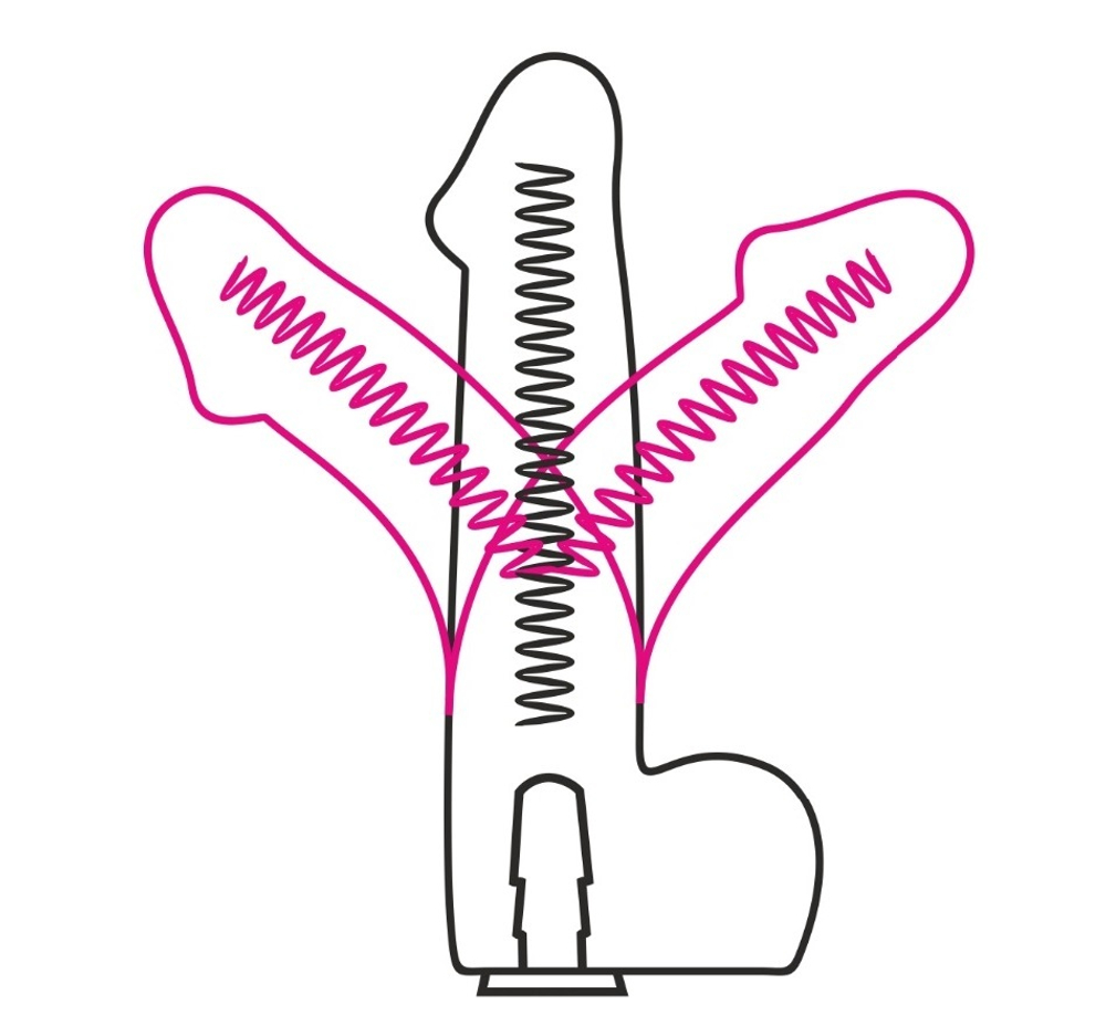 Насадка для страпона F Real Standard с коннектором 19,5 см