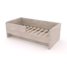 Диван кровать детская односпальная тахта 160х80 с ящиком (грей)