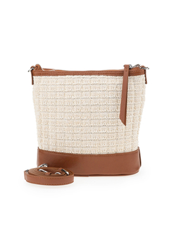 25086/23 Сумка жен., иск.кожа + текстиль