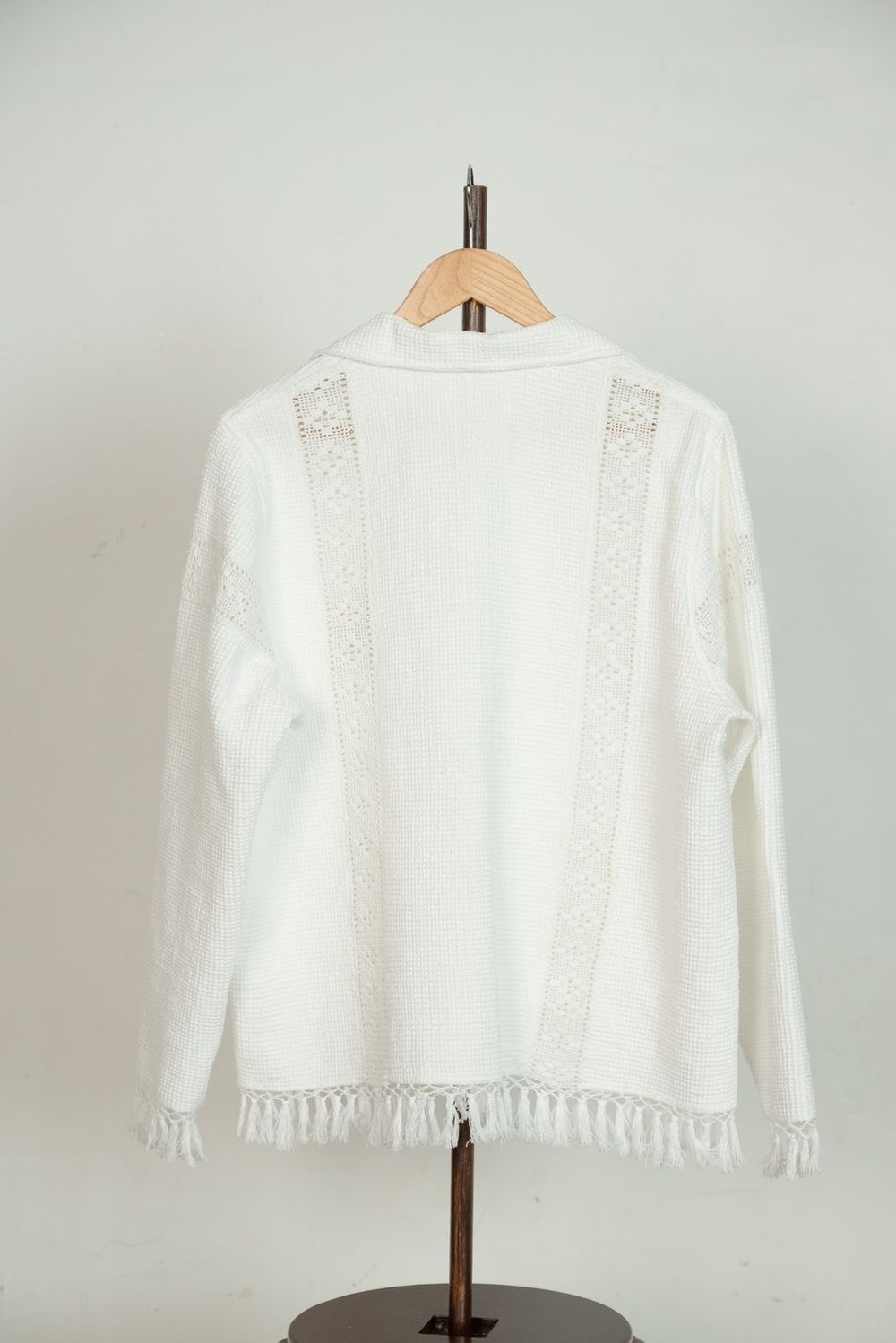 Рубашка Soeurs Вафельная / Waffle Long Sleeve белая