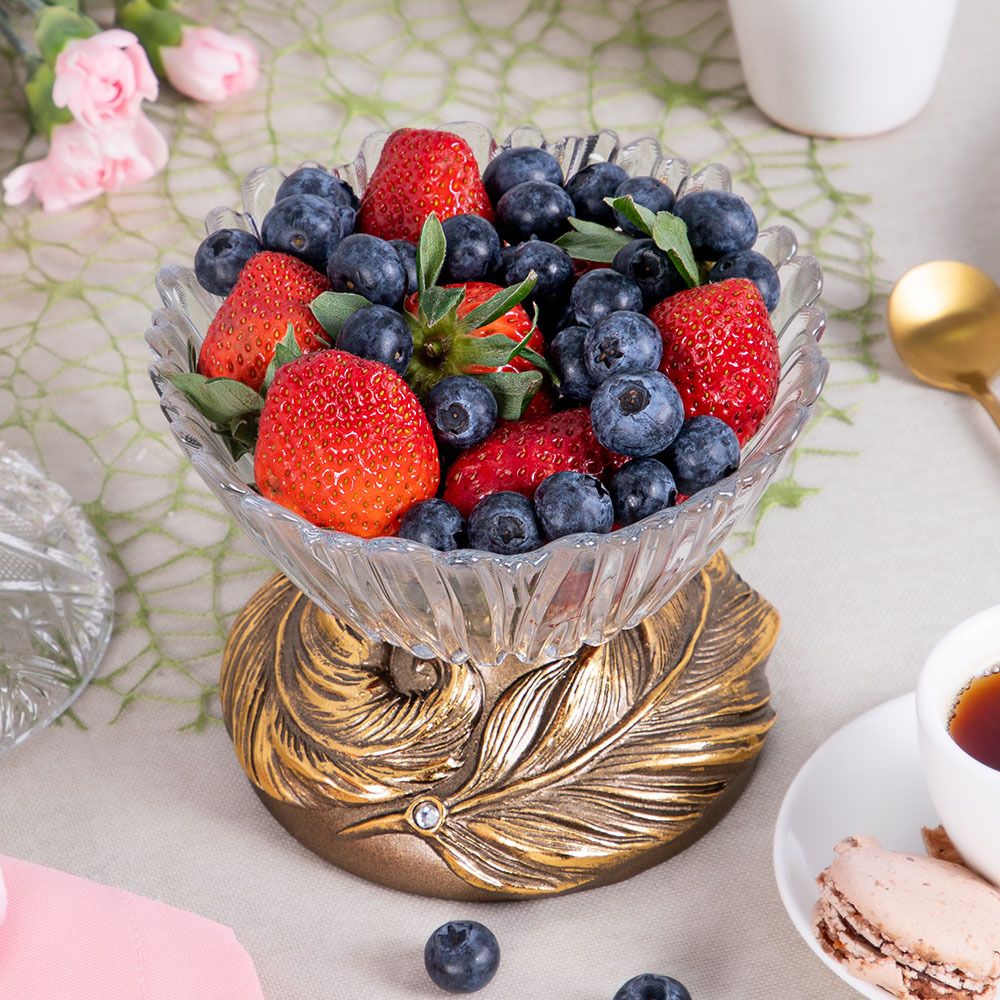 Фруктовница-конфетница Боа Бронза