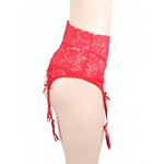 Пояс для чулок на высокой посадке Red Sexy Lace (XS-S)