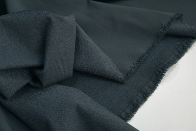 ТЕМНО-СЕРЫЙ (2 вариант) - Альпинистская ткань 4D стрейч для спорта и активного отдыха, КРЭШ-ЭФФЕКТ, влагозащитная (1374 Маша)