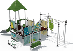 Детский городок Фиджи, комплектация 1 (паттерн Papercut)