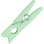 Прищепки-мини д/бокала[500шт];сосна;,L=30,B=8мм;бирюз. (Цвет: бирюзовый)