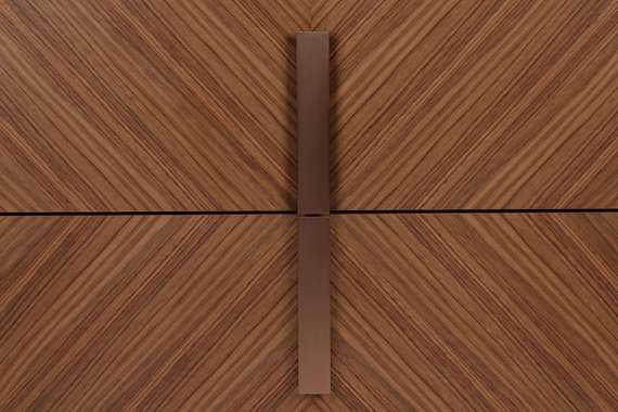 Комод Alpi 120х76 см, шпон ореха