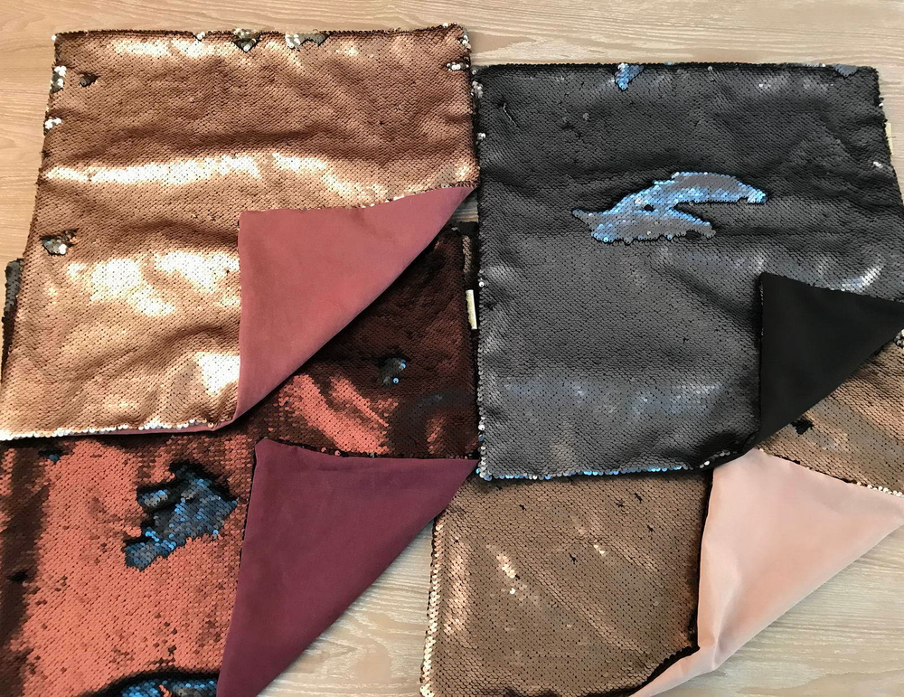 Наволочка 45х45 Sofi De MarkO Шайн розовое золото