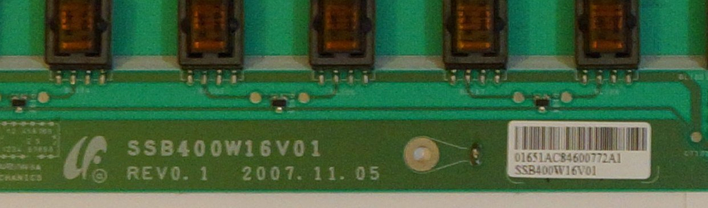 SSB400W16V01 REV0.1 инвертор телевизора Samsung