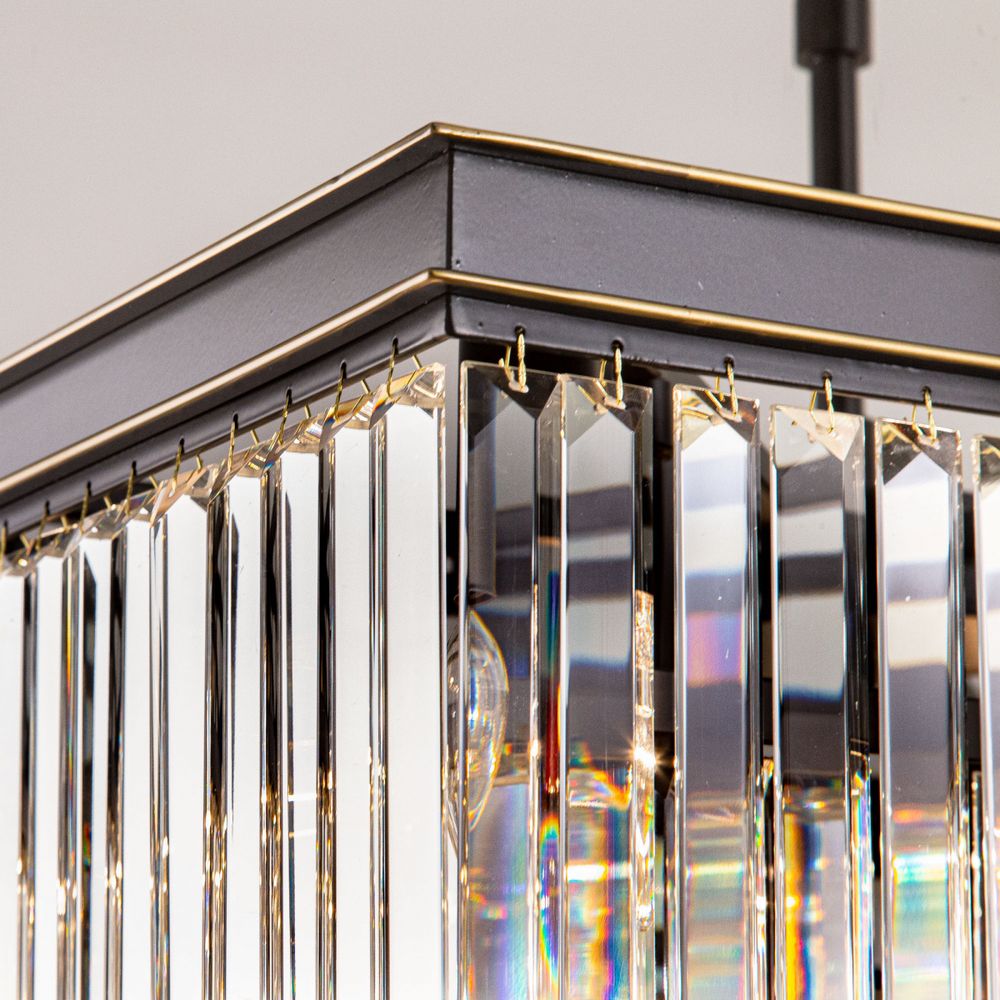 Citilux Мартин CL332241 Люстра хрустальная подвесная Прозрачная