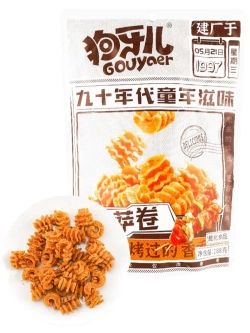 Китайские чипсы Pizza Roll со вкусом барбекю 188 г