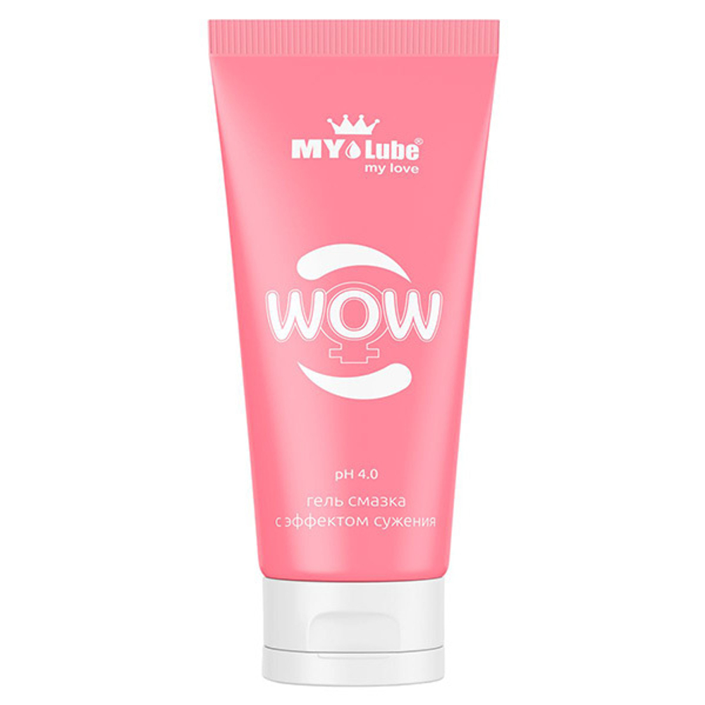 Интимная сужающая гель-смазка на водной основе MyLube WOW 50мл