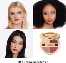 Gucci Gucci Beauty Palette de Beaute Quatuor - Палетка косметики: многофункциональный продукт для макияжа глаз, губ и лица оттенок 01 Summerina Brown, 6 g