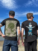 Футболка НОООЖ "Солнце" Черный