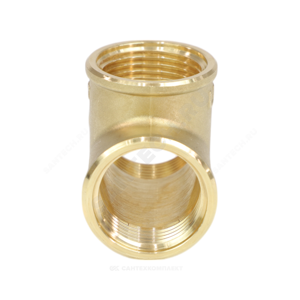 Тройник латунь Ду 25 (1") ВР LD LD.65.514.25