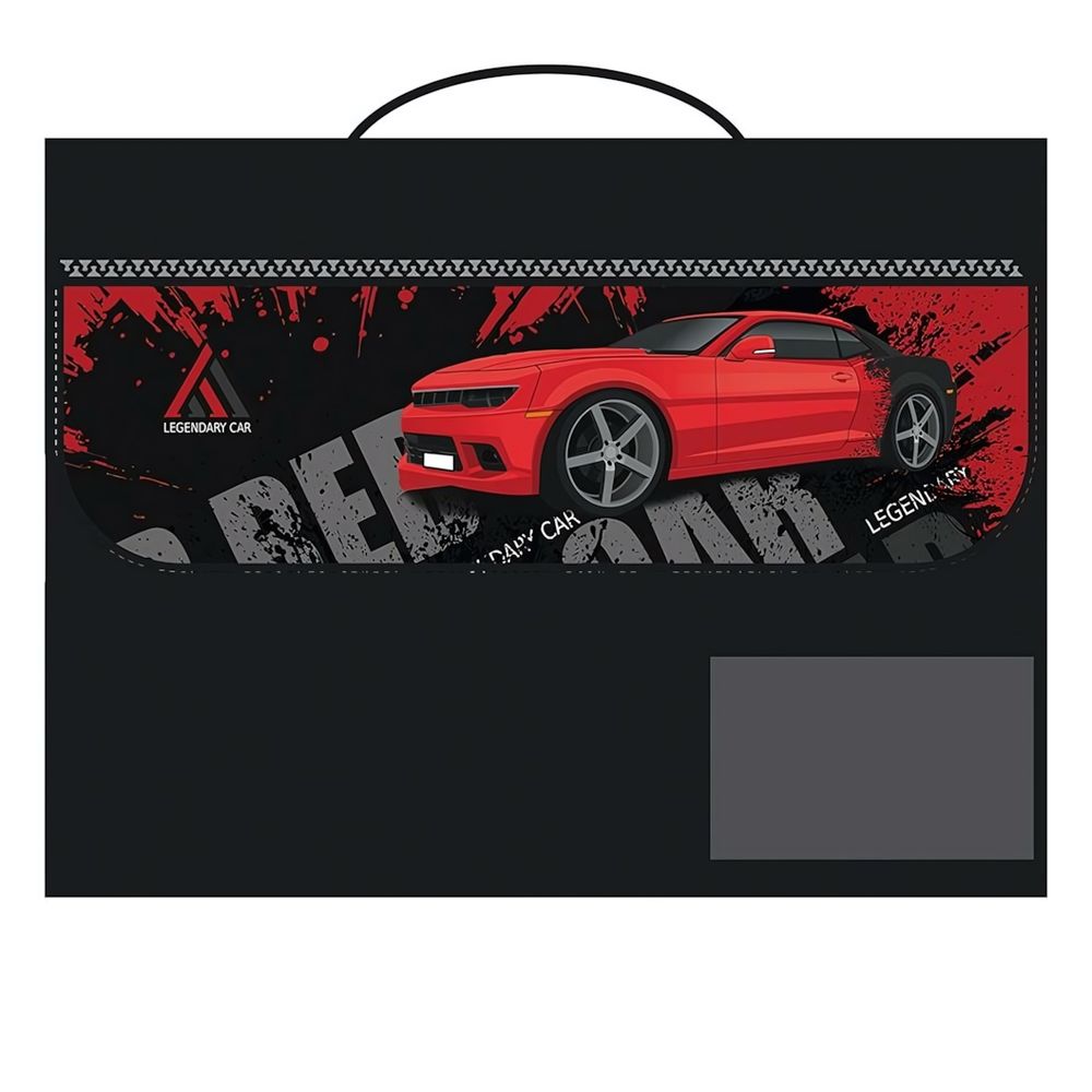 Папка для труда А4 раскладная на липучке "Red car 2023" (Пчелка) Папка для труда А4 раскладная на липучке "Red car 2023" (Пчелка)