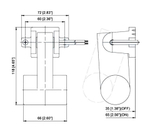 Поплавковый выключатель для трюмных помп, "ТМС" (10014954, 08121)