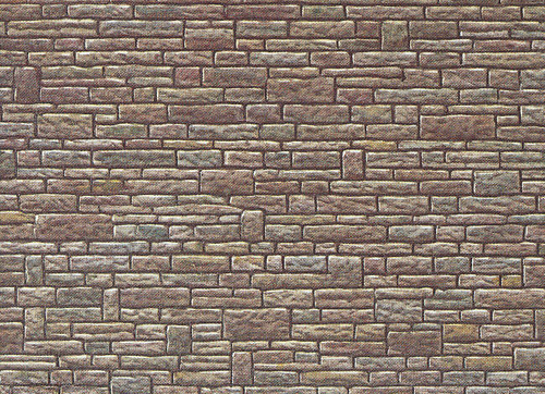 Стеновая панель, песчаник, зелено-желто-коричневый. Картон 250 х 125 х 0,5 мм