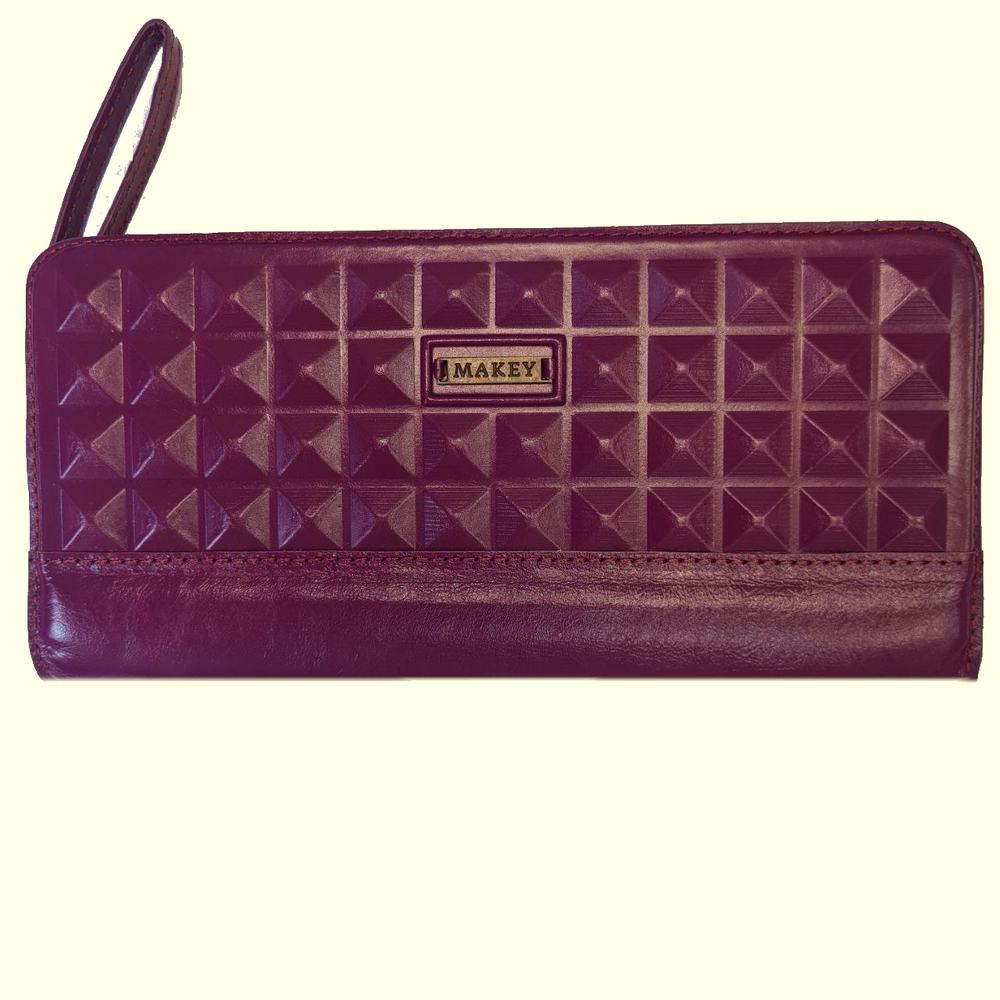 Портмоне «Геометрия». Цвет фуксия