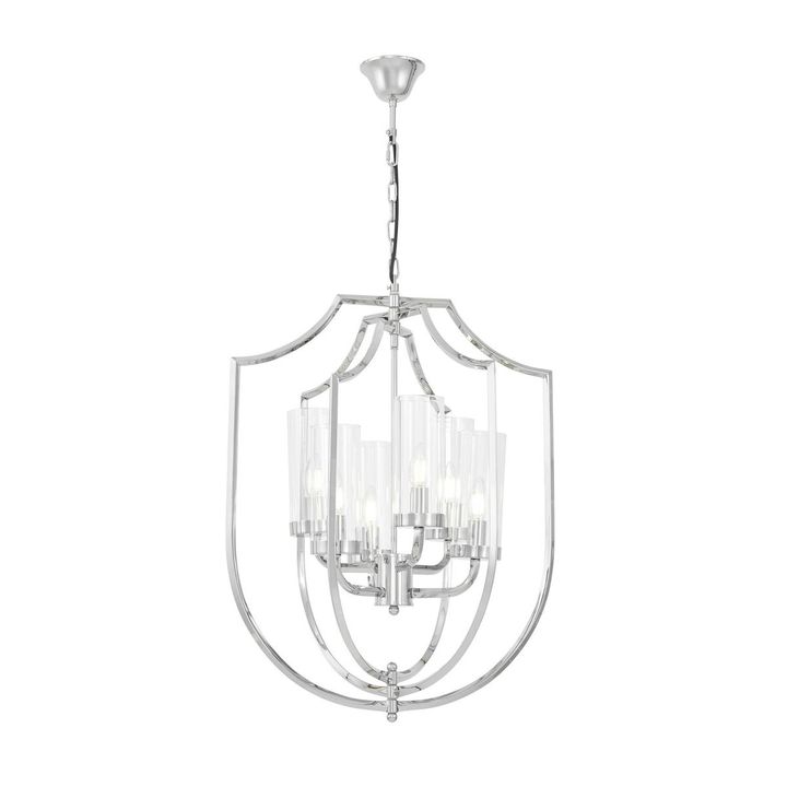 Подвесная люстра Lumina Deco Trulia LDP 8006-6 CHR