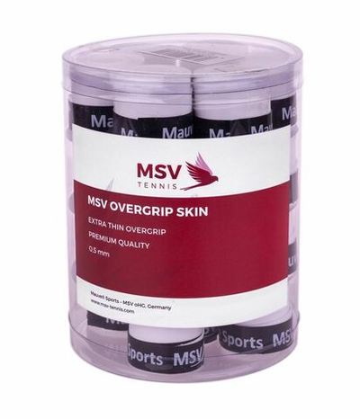 Теннисные намотки MSV Skin Overgrip white 24P