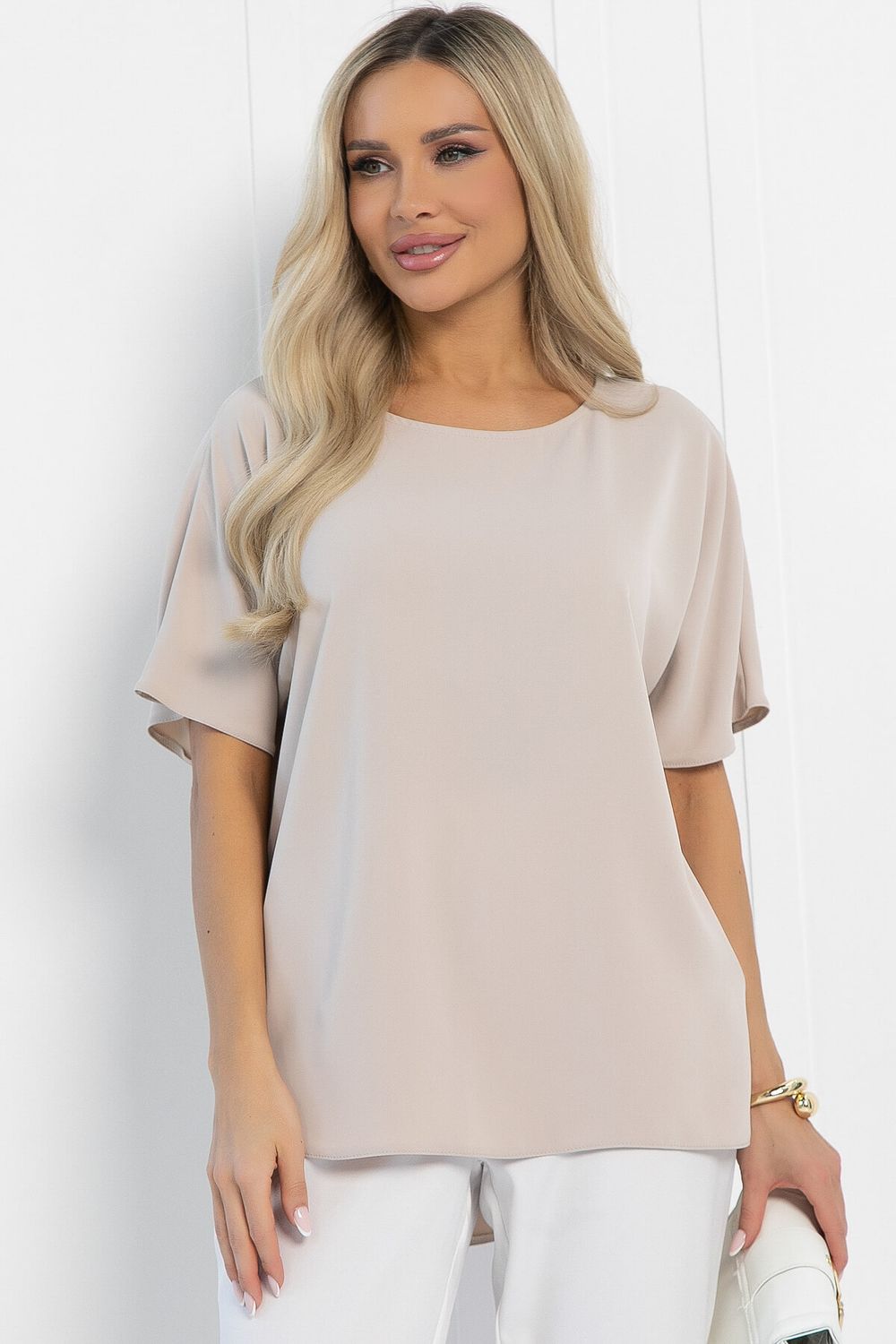 Блуза Морган НЬЮ (бежевая) Б12979-16М LT Collection