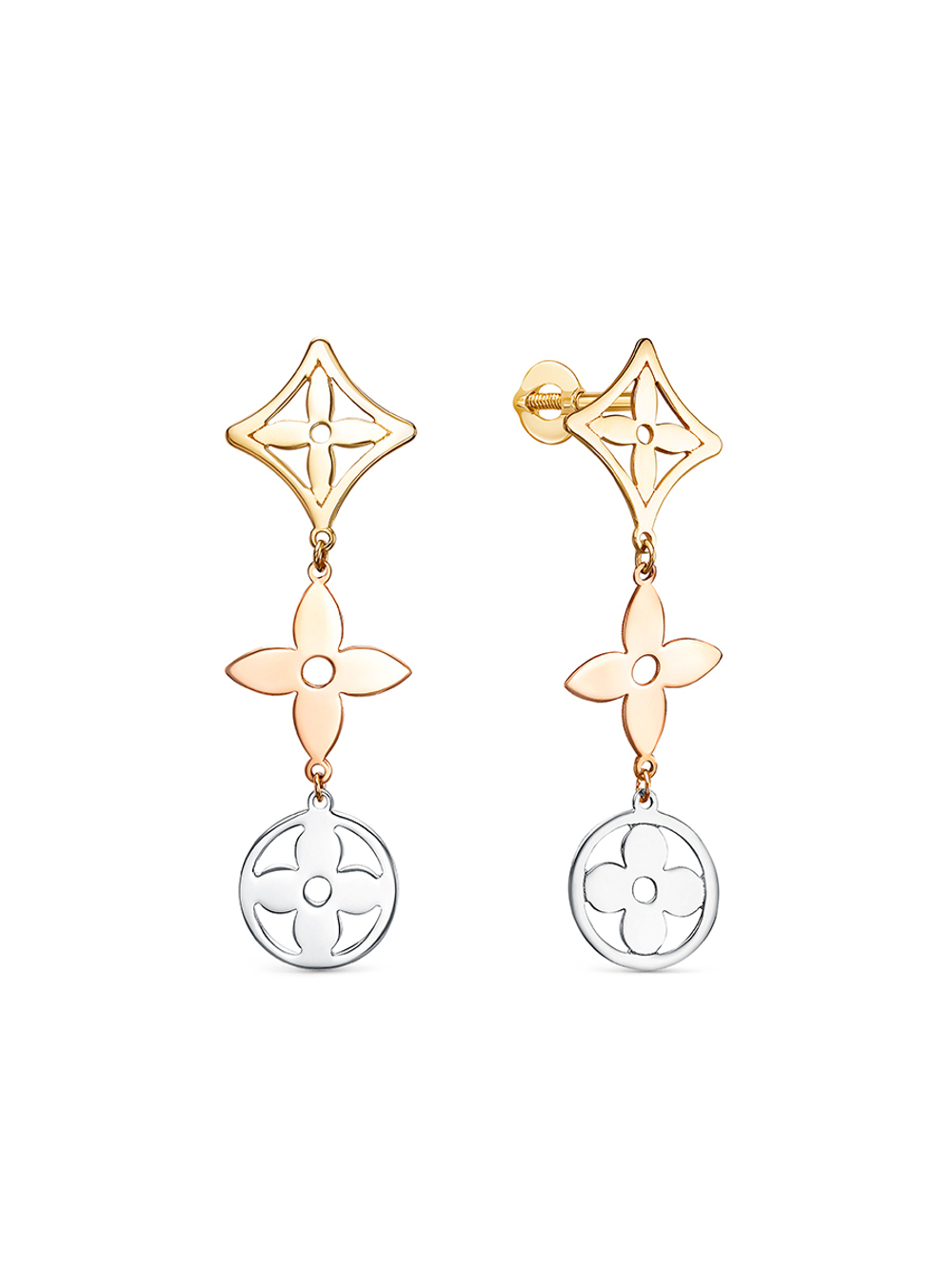 Серьги из золота 585 пробы