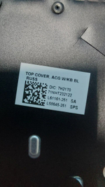 Топ-панель с клавиатурой RU для HP Pavilion Gaming 17-cd0 / 17-cd1 / 17-cd2 (L58645-251) (L61161-251)