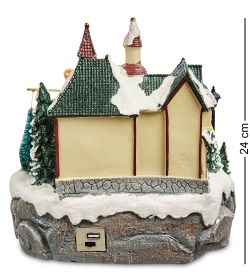 XM-709 Музыкальная новогодняя миниатюра с подсветкой