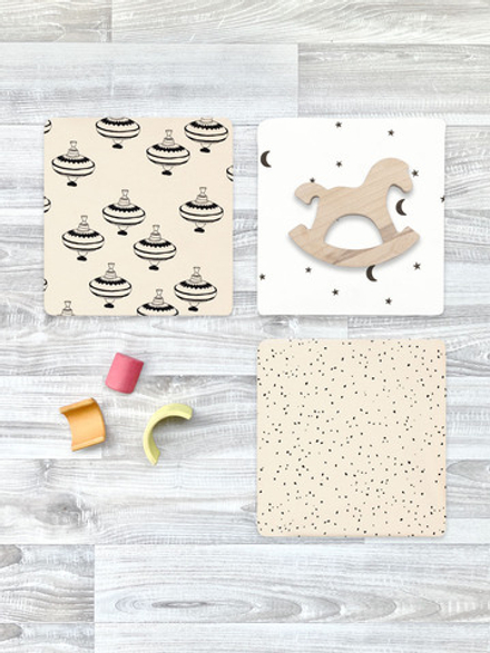 Сет из 3х пелёнок Mjölk Юла/Ночное небо/Шоколадная крошка