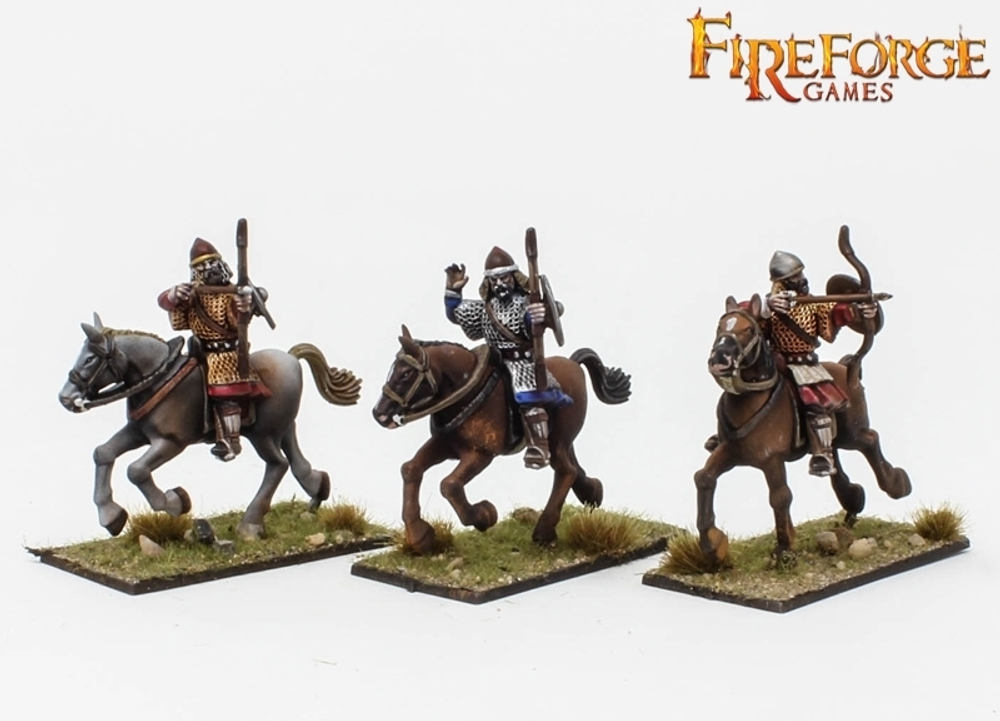 1/2 Byzantine Horse Archers (3 литника, 6 моделей)