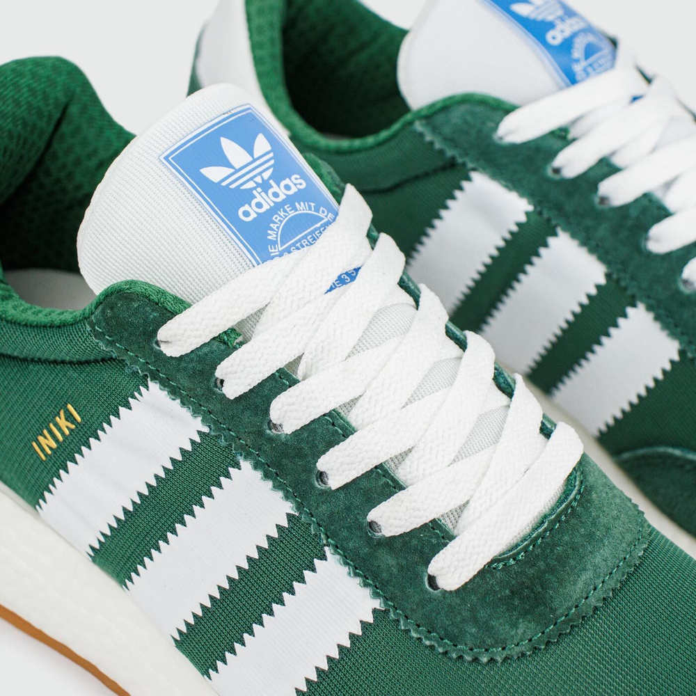Кроссовки Adidas Iniki Runner Boost Green White Wmns