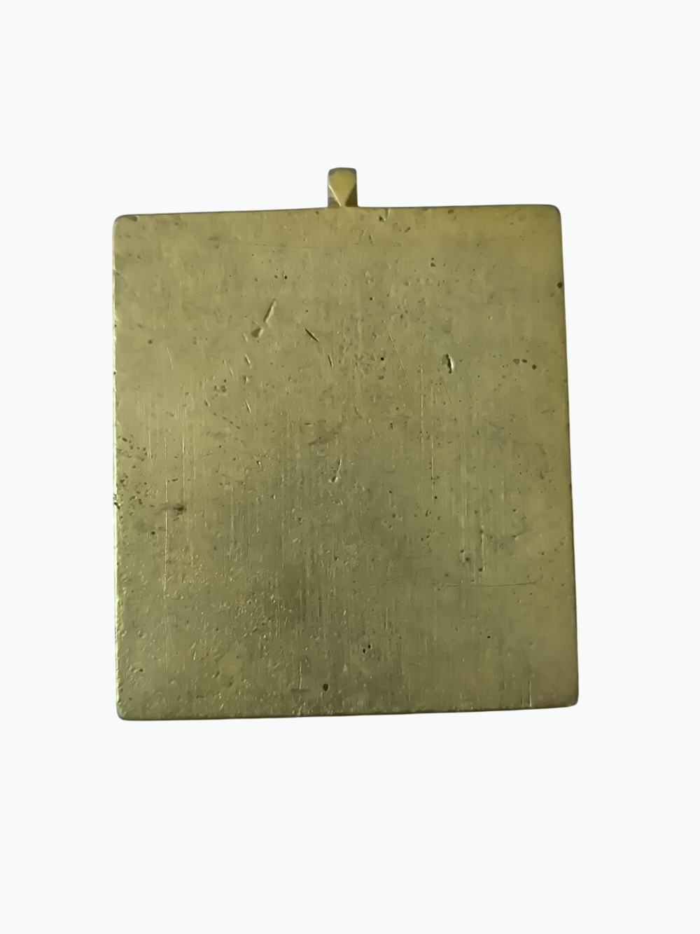 Антикварная икона-плакетка "Святитель Николай" - 19 век