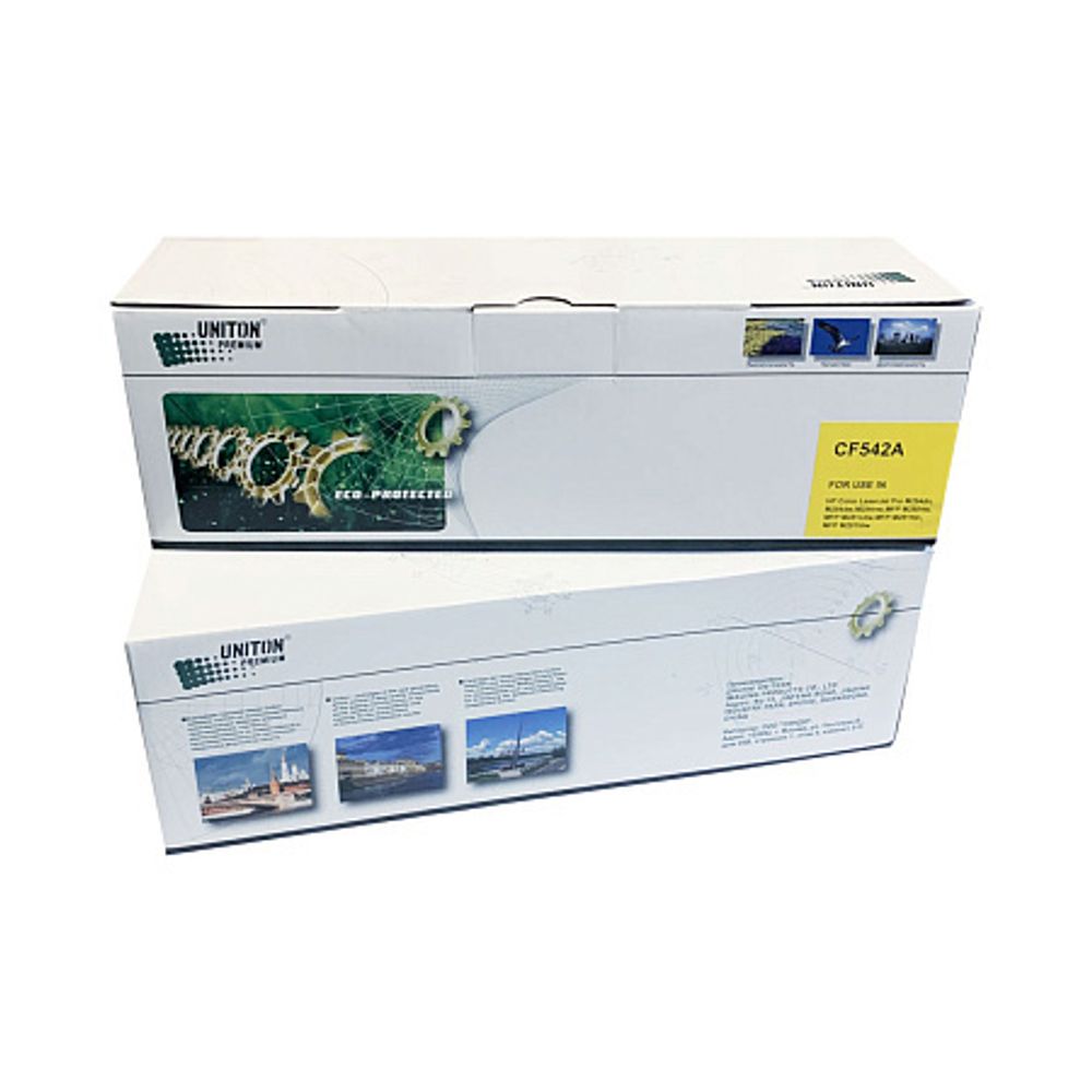 Картридж CF542A для HP Color LJ M254/ M280/ M281 (203A) желтый (1,3K) UNITON Premium GREEN LINE