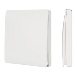 INTELLIGENT ARLIGHT Кнопочная панель KINETIC-801-22-1G-WP-SUF White (No battery, IP67, 433Mhz) (IARL, IP67 Пластик, 3 года) 051684