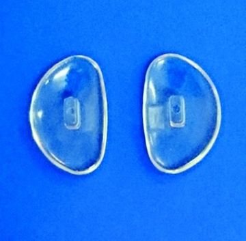 Носоупор парный из поликарбоната на защелке L049 (14 мм), 10 пар