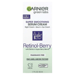 Garnier, Green Labs, разглаживающий крем-сыворотка, ягодный и ретинол, без отдушек, 50 мл (1,7 жидк. унц.)
