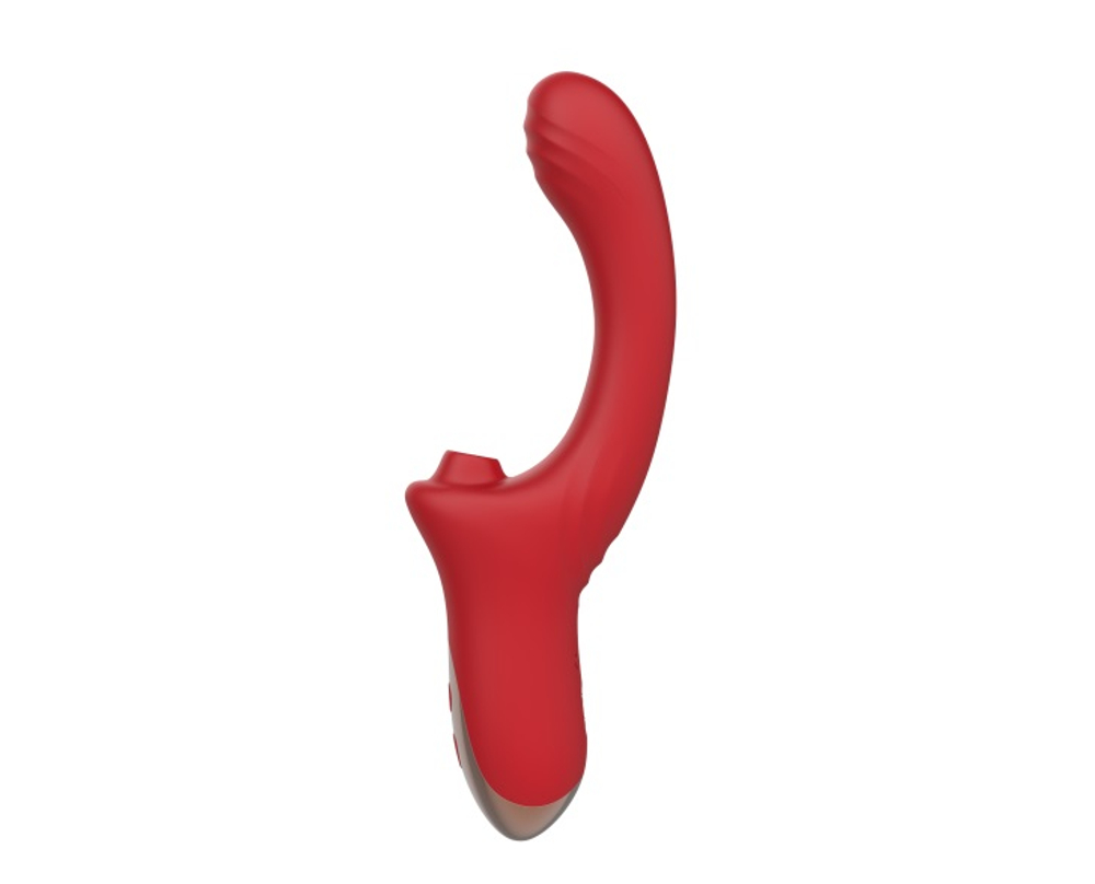 Вагинально-клиторальный вибратор Secwell SW3044-red