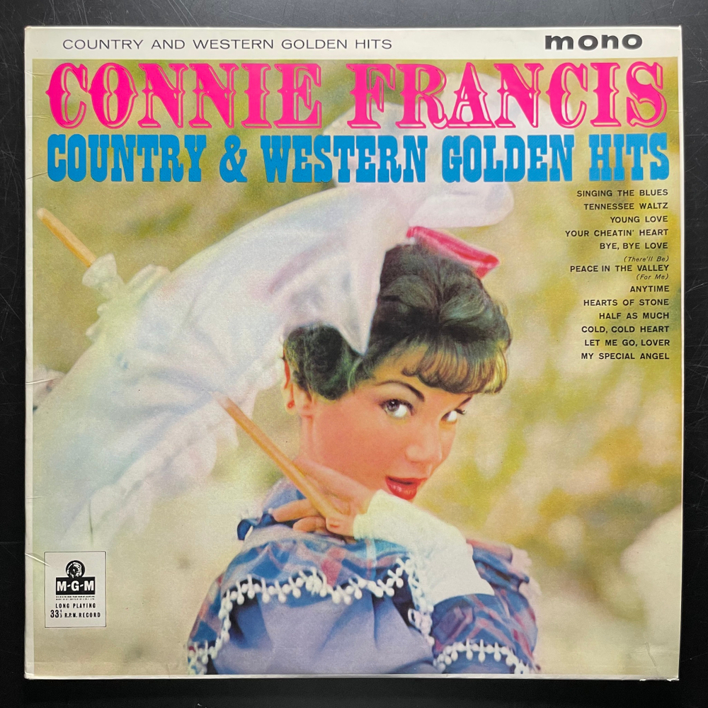 Connie Francis ‎– Country And Western Golden Hits (Англия 1960г.)