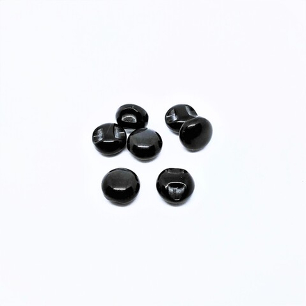 Пуговицы №566, полуножка, 11мм, цв.черный (CB 0284)