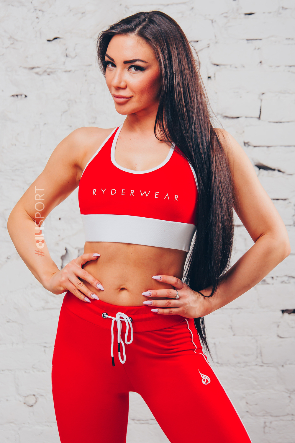 Женский топ Ryderwear BSX Sport Bra Red