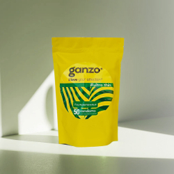 Презервативы Ganzo Ultra thin, ультратонкие, латекс, 18 см, 50 шт