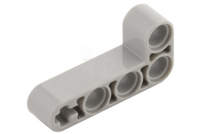 Lego 50шт Подъемник 1x5 толстый изогнутый 2-4 (светло-серый) 32140 / 4211610 / 6271831